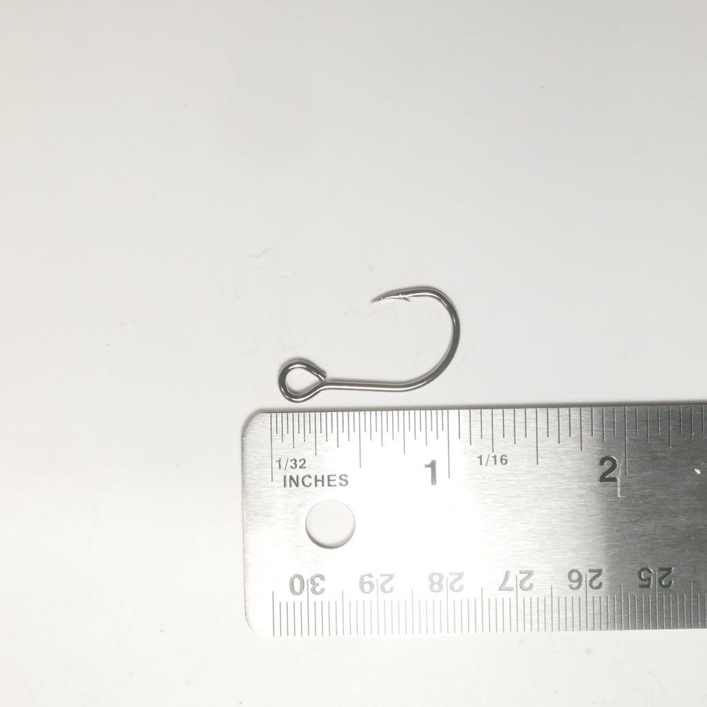 Black 1/0 Inline Hooks for Treble Hook Replacement – All About The Bait