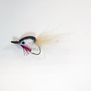 SHMINNOW FLY - MIX PACK White/Pink/Brown - 2mm - 1/0 - Free Shipping