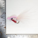 SHMINNOW FLY - MIX PACK White/Pink/Brown - 2mm - 1/0 - Free Shipping