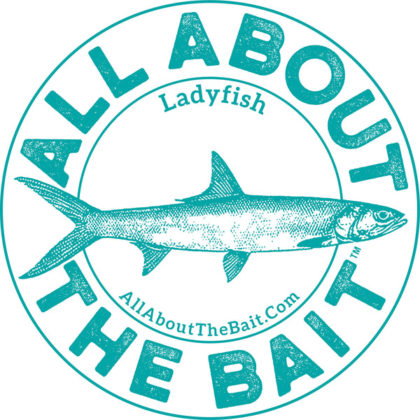Ladyfish 5" Round Sticker