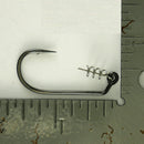 (Sizes 1/0-10/0) Swimbait Rigging Kit: Mustad 2X Strong Jig Hook w/ Twist Lock Corkscrew Bait Keeper