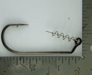 (Sizes 1/0-10/0) Swimbait Rigging Kit: Mustad 2X Strong Jig Hook w/ Twist Lock Corkscrew Bait Keeper