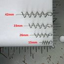 (Sizes 1/0-10/0) Swimbait Rigging Kit: Mustad 2X Strong Jig Hook w/ Twist Lock Corkscrew Bait Keeper