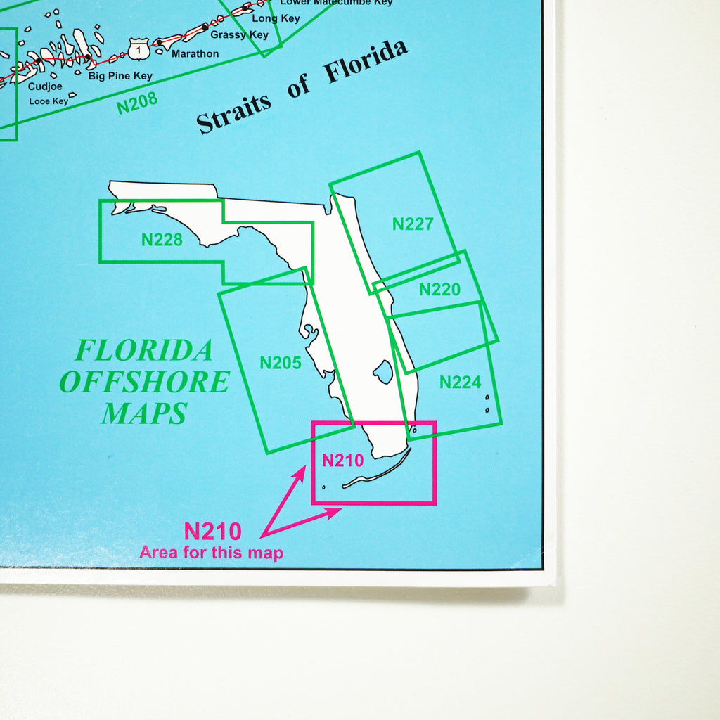 Topspot Map N207 Upper Keys Area : Outdoor  