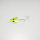 (CHARTREUSE) BONEFISH JIGHEAD (STRAIGHT) - 1/4 oz - 3, 5, or 10 pack.  FREE SHIPPING
