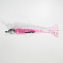 1/4 oz - 3/0 FISH HEAD JIGHEAD (qty 5) + AATB / Esky 3" Soft Plastic Shrimp (qty 25) - PINK