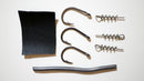 (COMBO) 9" Paddletail Rigging Kit +9" Paddletail WHITE.  3, 5, or 10 pack.  FREE SHIPPING