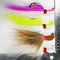 Sample Pack (2 or 4 each color) - 3/4 oz Bucktail Jig - Cobra Jighead 2X Strong Mustad Hook (White, Brown, Pink, Chartreuse)