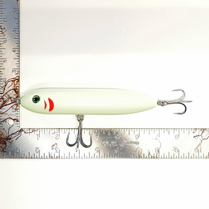 bad dog fishing lures 7" Big Dog Top Water (BONE/GLOW) – All About The Bait