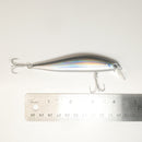 4.5" Holographic Pilchard Jerk Bait - LIPPED - Free J-hook replacement hooks.  Buy more and save.