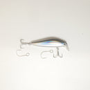 3" Holographic Pilchard Jerk Bait - LIPPED - Free J-hook replacement hooks.  Buy more and save.
