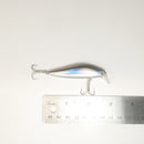 3" Holographic Pilchard Jerk Bait - LIPPED - Free J-hook replacement hooks.  Buy more and save.