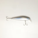 3.5" Holographic Pilchard Jerk Bait - LIPPED - Free J-hook replacement hooks.  Buy more and save.