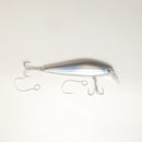 3.5" Holographic Pilchard Jerk Bait - LIPPED - Free J-hook replacement hooks.  Buy more and save.