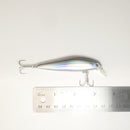 3.5" Holographic Pilchard Jerk Bait - LIPPED - Free J-hook replacement hooks.  Buy more and save.