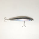 4.25" Holographic Pilchard Jerk Bait - LIPLESS - Free J-hook replacement hooks.  Buy more and save.