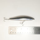 4.25" Holographic Pilchard Jerk Bait - LIPLESS - Free J-hook replacement hooks.  Buy more and save.