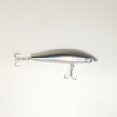 3.75" Holographic Pilchard Jerk Bait - LIPLESS - Free J-hook replacement hooks.  Buy more and save.