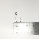 Black 1/0 Inline Hooks for Treble Hook Replacement