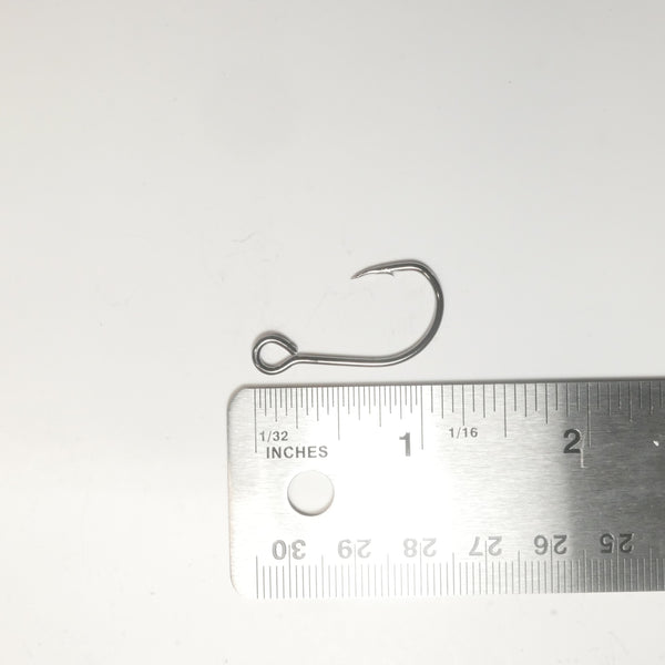 Black 2/0 Inline Hooks for Treble Hook Replacement – All About The Bait