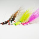 (TAN) BONEFISH BUCKTAIL (STRAIGHT) - 1/4 oz - 3, 5, or 10 pack.  FREE SHIPPING