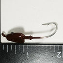 (BROWN) BONEFISH JIGHEAD (STRAIGHT) - 1/4 oz - 3, 5, or 10 pack.  FREE SHIPPING