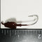 (BROWN) BONEFISH JIGHEAD (STRAIGHT) - 1/4 oz - 3, 5, or 10 pack.  FREE SHIPPING