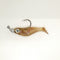 NEW (Brown) 2 5/8" Paddletail Soft Plastic (qty 20 or 40) + AATB Jighead (qty 5 or 10) + Eye Pack - COMBO PACK .  FREE SHIPPING.