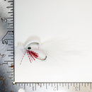 SHMINNOW FLY - WHITE 2mm - 1/0 - Free Shipping