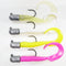 GROUPER RIG - 3 oz Mustad 32786 BULLETHEAD JIGHEAD (qty 2 or 6) WITH 8" GLOW CURLY TAIL GRUB (qty 10 or 20)