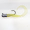 GROUPER RIG - 3 oz Mustad 32786 BULLETHEAD JIGHEAD (qty 2 or 6) WITH 8" CURLY TAIL GRUB (qty 10 or 20)