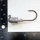 GROUPER RIG - 2 oz Mustad 32786 BULLETHEAD JIGHEAD (qty 2 or 6) WITH 8" CURLY TAIL GRUB (qty 10 or 20)