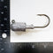 GROUPER RIG - 3 oz Mustad 32786 BULLETHEAD JIGHEAD (qty 2 or 6) WITH 8" CURLY TAIL GRUB (qty 10 or 20)