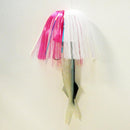 Mylar + Pink/White - Sea Witch - 28g - (7" folded - 10" extended) 1-$10, 2-$12 mix and match.