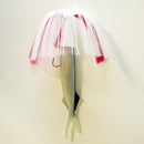 Pink/White - Sea Witch - 14g - (7" folded - 10" extended) 1-$8, 2-$10 mix and match.
