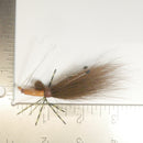 SPIDER - (LIGHT BROWN) BONEFISH BUCKTAIL (STRAIGHT) - 1/4 oz - 3, 5, or 10 pack.