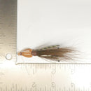 Oio - (LIGHT BROWN) BONEFISH BUCKTAIL (STRAIGHT) - 1/4 oz - 3, 5, or 10 pack.