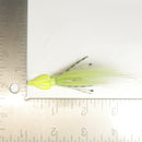 Oio - (GREEN) BONEFISH BUCKTAIL (STRAIGHT) - 1/4 oz - 3, 5, or 10 pack.