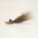 SPIDER - (LIGHT BROWN) BONEFISH BUCKTAIL (STRAIGHT) - 1/4 oz - 3, 5, or 10 pack.