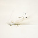 SPIDER - (WHITE) BONEFISH BUCKTAIL (STRAIGHT) - 1/4 oz - 3, 5, or 10 pack.