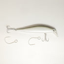 4.5" Painted Pilchard Jerk Bait - Lipped - Free J-hook replacement hooks.  Buy more and save.