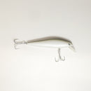 3.5" Painted Pilchard Jerk Bait - Lipped - Free J-hook replacement hooks.  Buy more and save.