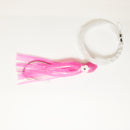 Pink - Tuna Bites - 4" rigged and weighted squid skirt.  1-$10, 2-$16 ($8 each), 3-$15 ($5 each).