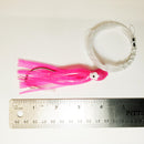 Pink - Tuna Bites - 4" rigged and weighted squid skirt.  1-$10, 2-$16 ($8 each), 3-$15 ($5 each).