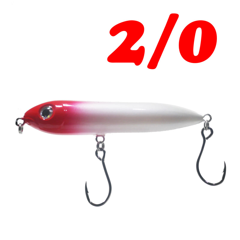 Black 2/0 Inline Hooks for Treble Hook Replacement Black 2/0 Inline Hooks for Treble Hook Replacement