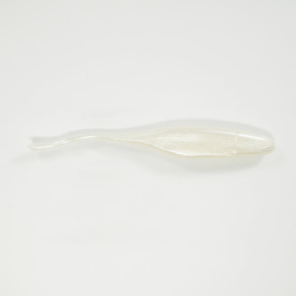 5" Fluke Soft Plastic - PEARL WHITE  - 20 or 40 pack - FREE SHIPPING