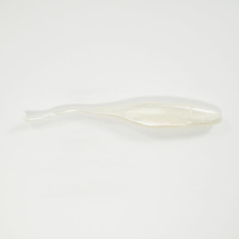 5" Fluke Soft Plastic - PEARL WHITE  - 20 or 40 pack - FREE SHIPPING