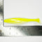 Paddletail Soft Plastic Finger Mullet - PEARL w/ CHARTREUSE v2 - 10 or 20 pack.  FREE SHIPPING.
