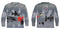 (+ FREE CUDA MASK) - BLOODY YELLOWTAIL CUDA - COOLMAX - 100% Micro Fiber Polyester Performance Long Sleeve Shirt (FREE SHIPPING)