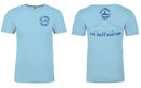 (BLEM) - SMALL - LIVE BAIT MATTERS - Short Sleeve T-shirt - Light Blue - 100% Combed Ringed-Spun Fine Jersey Cotton (FREE SHIPPING)
